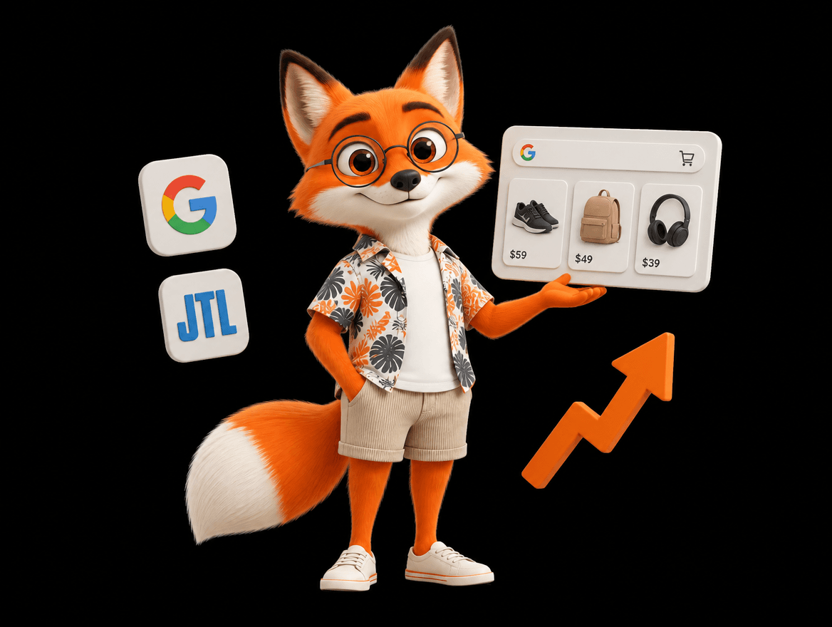 StoreSchmide-Fuchs startet energiegeladen eine Google-Shopping-Kampagne für einen JTL-Shop